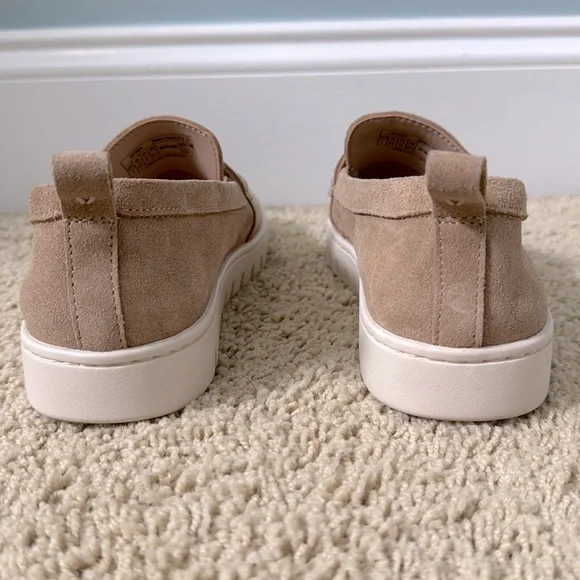 VIONIC Uptown Suede Loafers beige Sz 7 packable - Picture 6 of 10